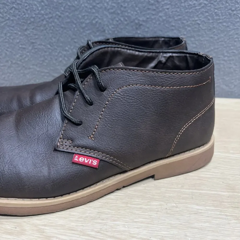 Levi’s Sonoma Wax Chukka Comfort Boot Brown Mens Size 9
